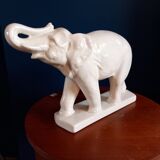 Art deco elephant statue