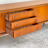 Scandinavian teak row