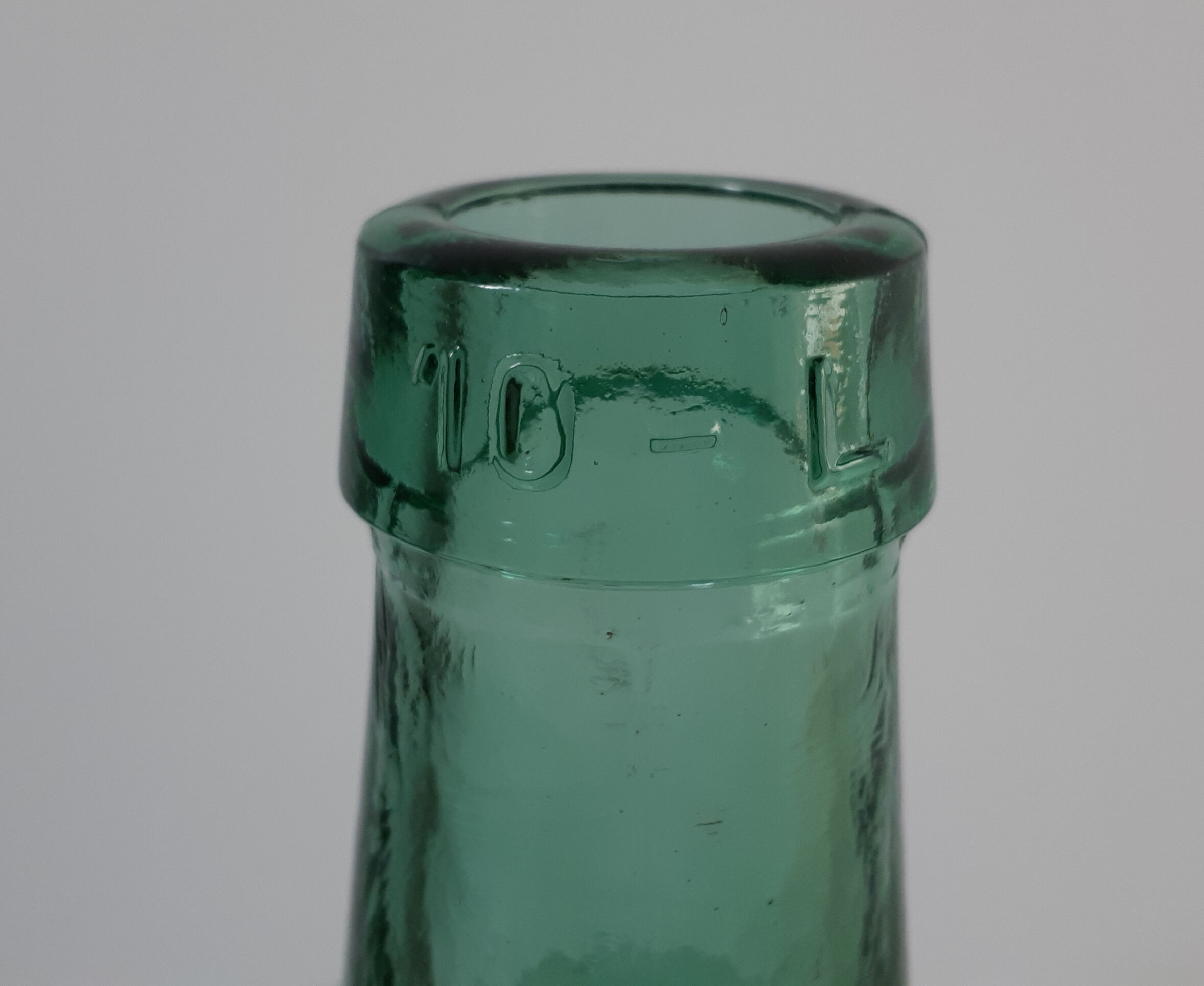 Bonbonne demijohn 10 liters bluish green