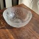 Vintage salad bowl with stylised rose pattern D23 H10