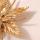 Ceiling lamp flower golden leaves