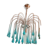 Lustre gouttes d'eau bleu