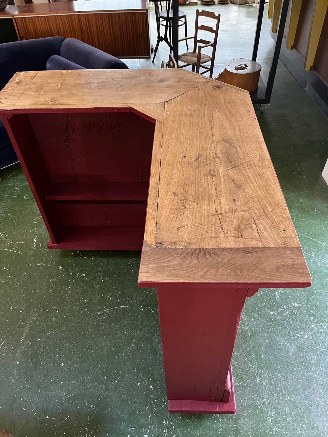 Small shop counter
