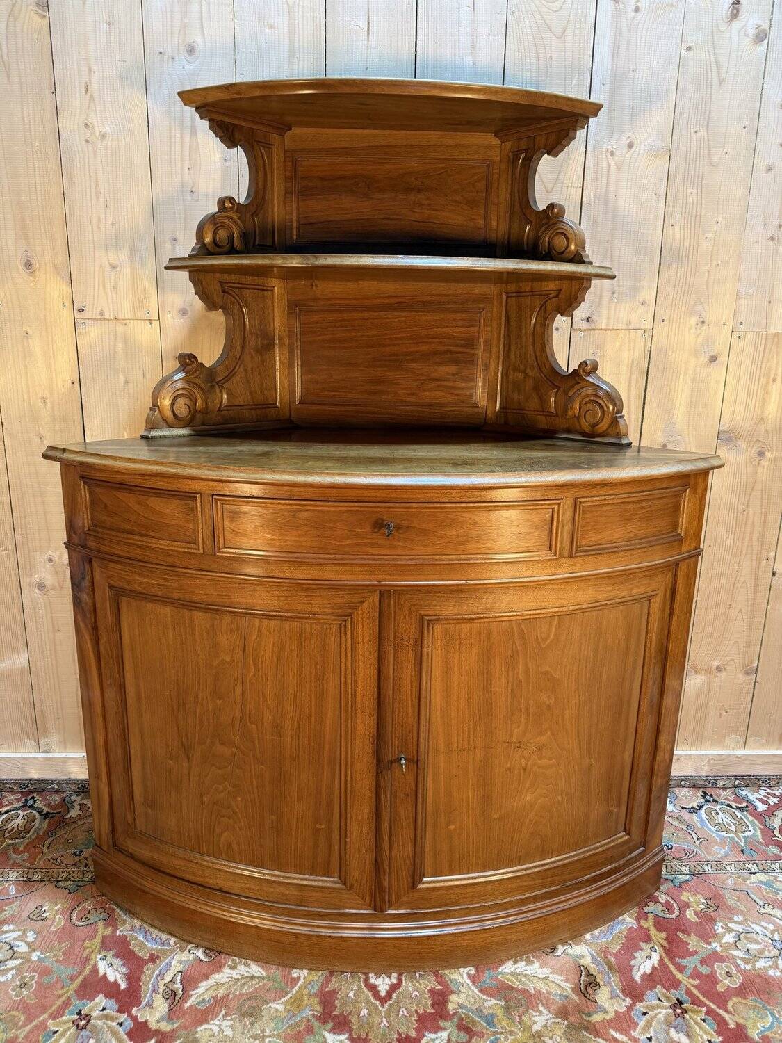 Louis Philippe corner cabinet