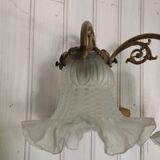 Paire d'appliques tulipe