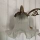 Pair of tulip wall lamps