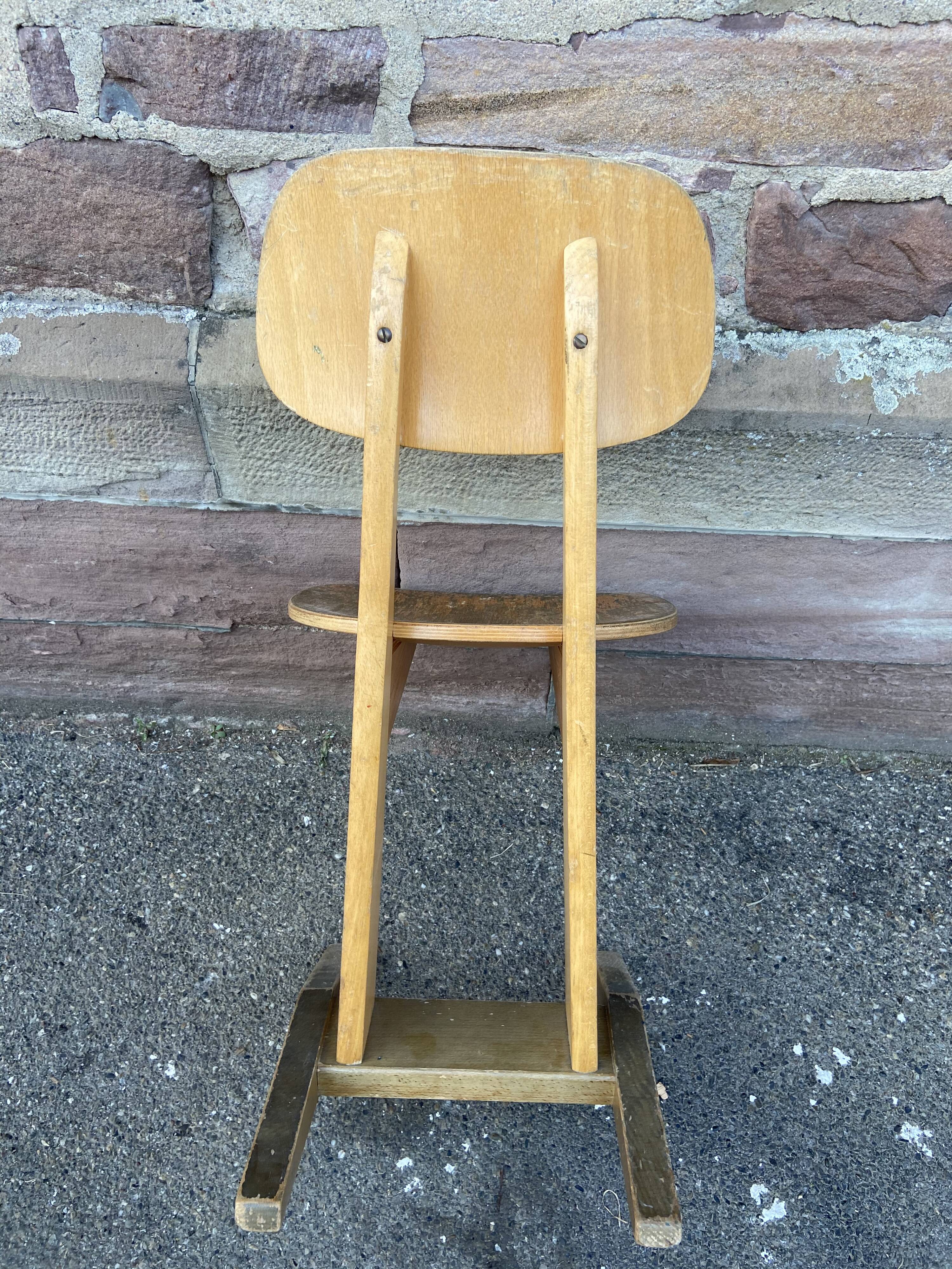 6 casala vintage 1960 design adult school chairs