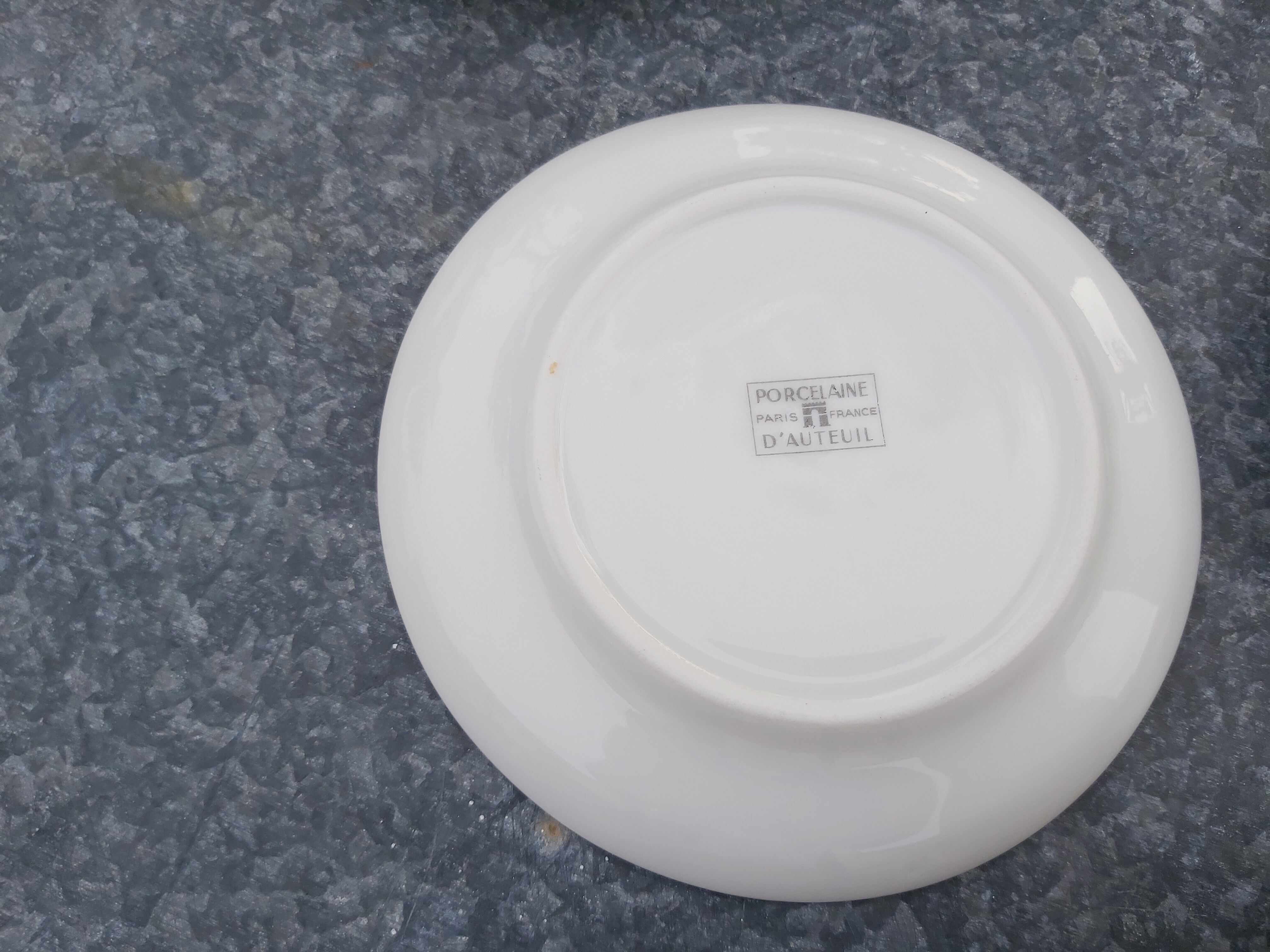 4 cups porcelain bistro from Auteuil