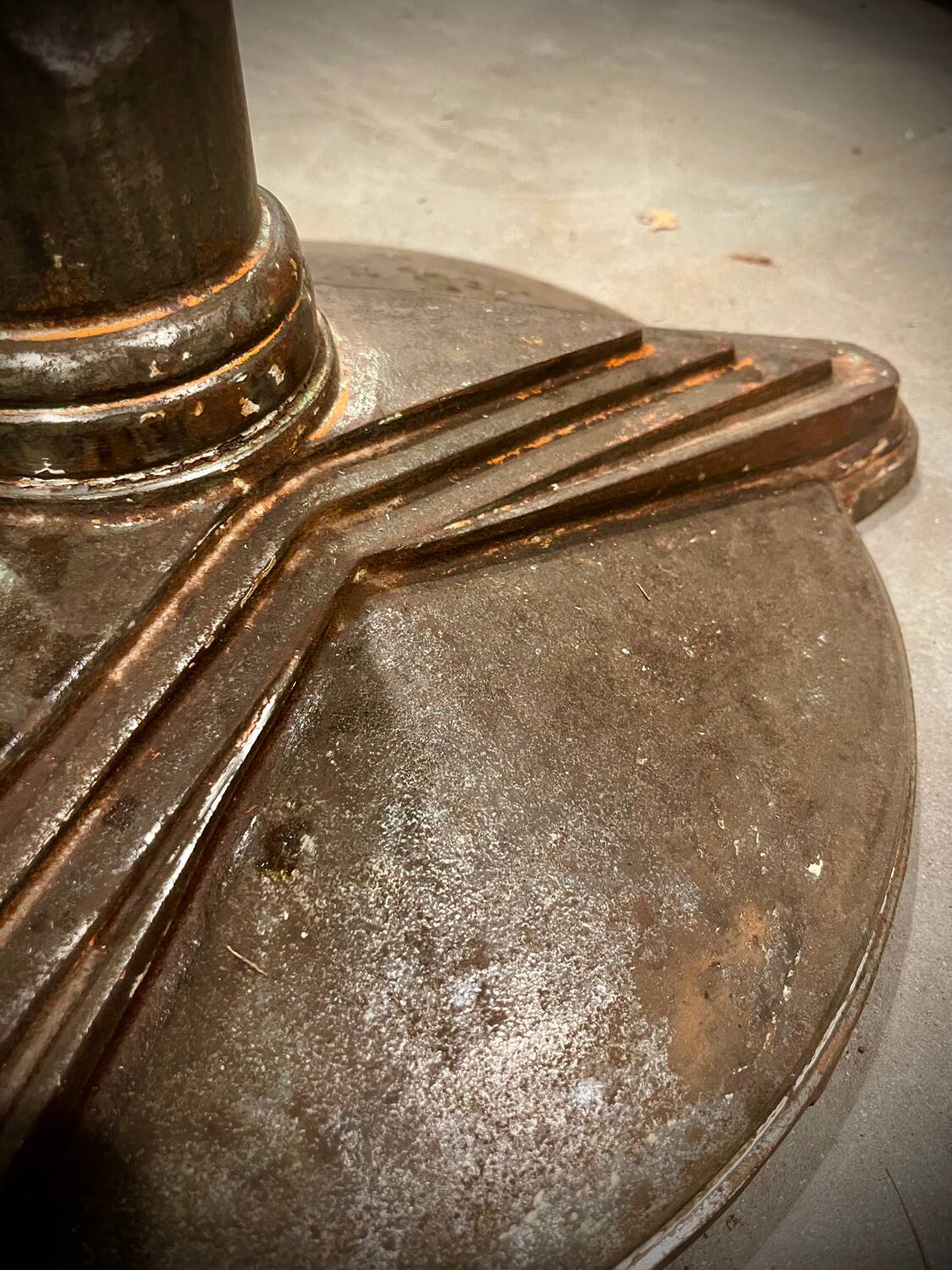 Old Art Deco bistro table