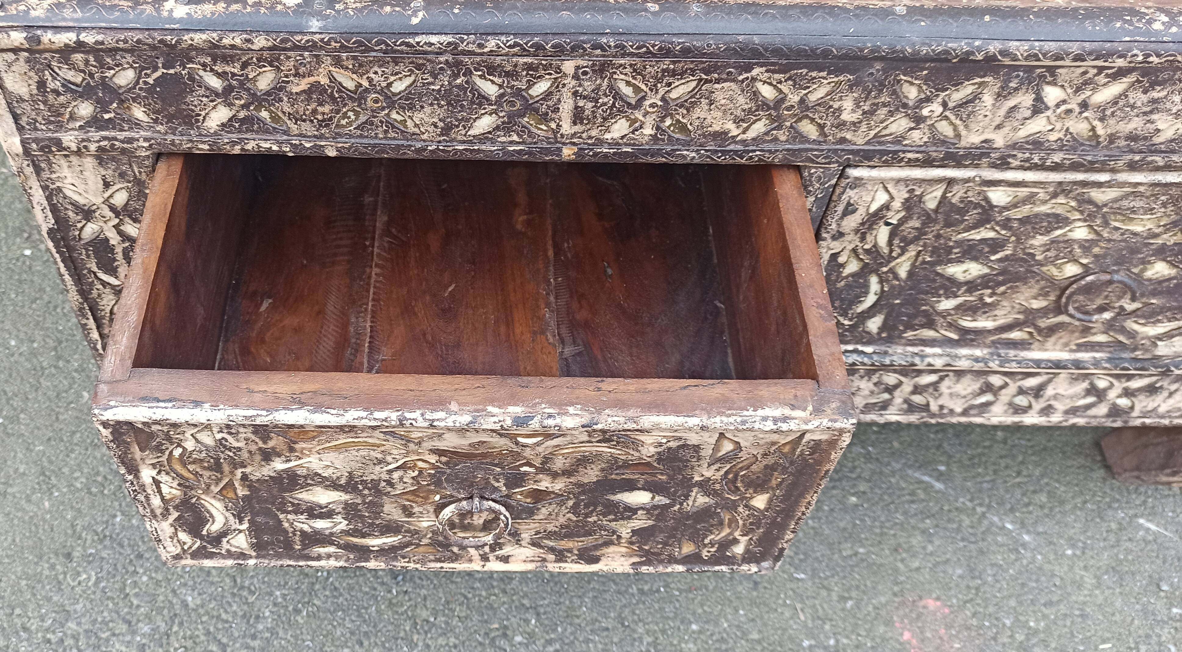 Small old chest with two drawers