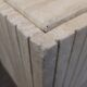 Table basse oeil travertin