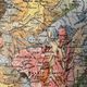 Old geological map of France from 1924