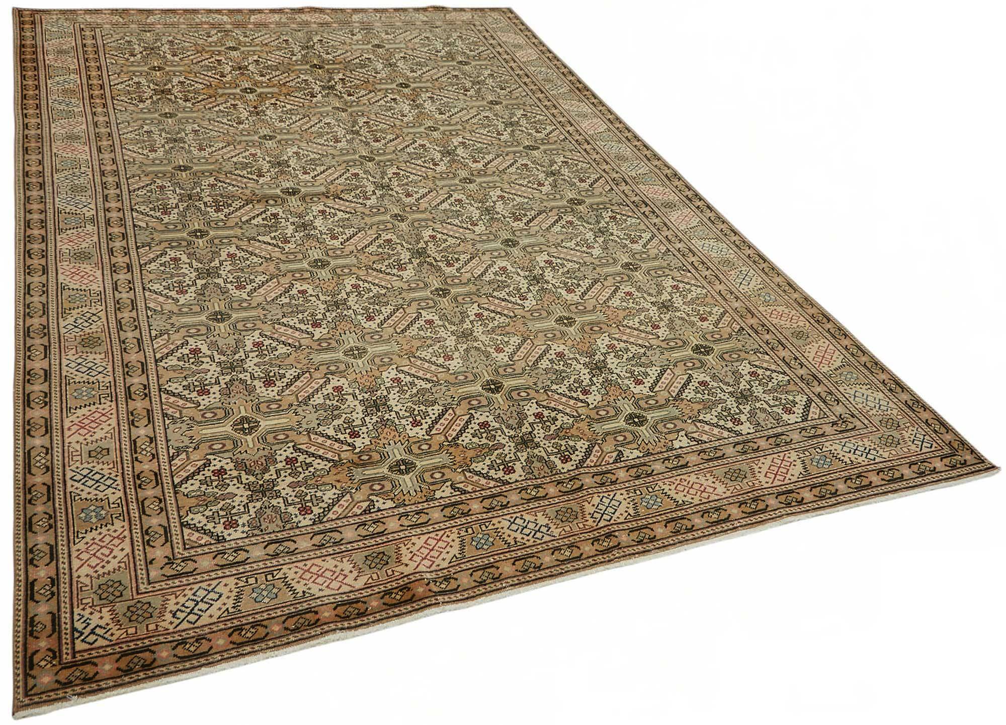 Turkish Wool Vintage Kayseri Rug 194 cm x 290 cm