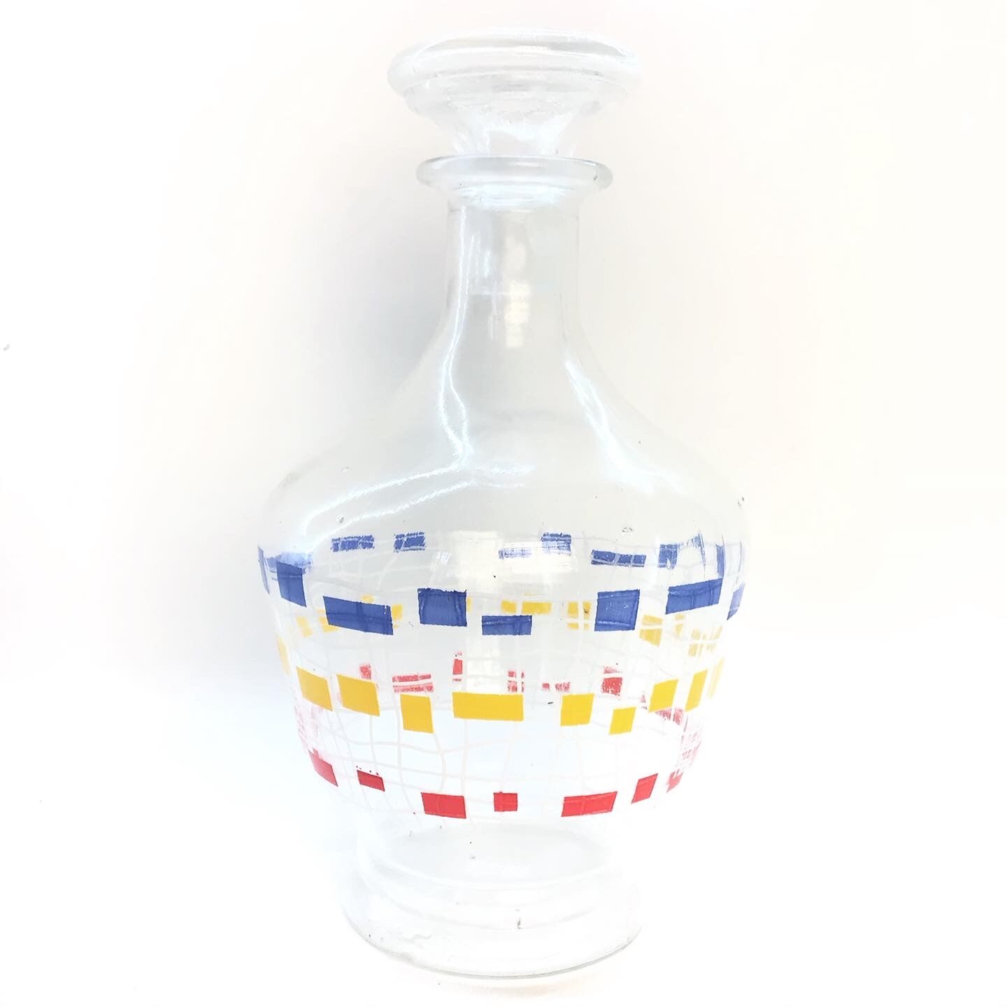 Liquor service 1950 geometric decoration