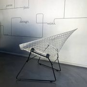 Big Diamond armchair, Harry Bertoia for Knoll International, 1950s-60s, restored