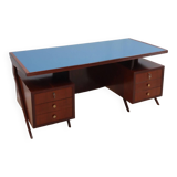 Bureau courbé vintage de design italien 1950