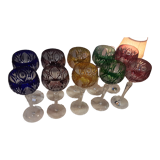 Coloured crystal lenses