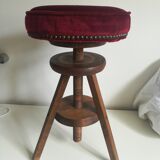 Old piano stool with screw
