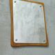 Scandinavian Minimalist Teak Mirror 1960s 36x30cm