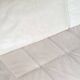 White leather corner sofa