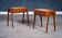 Teak Bedside Tables with Cork Top by Ølholm Møbelfabrik, 1960s, Set of 2