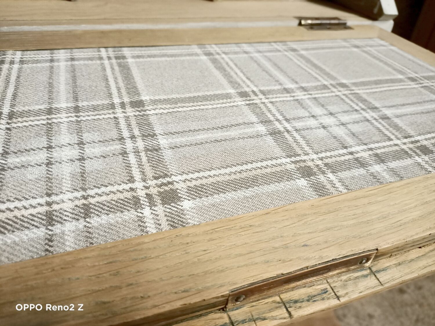 Wooden secretary chest of drawers