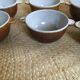 Series of 6 sandstone bowls