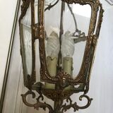 Golden bronze vestibule lantern