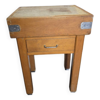 Old butcher's block