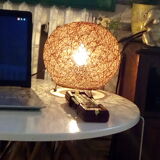 Wicker lamp