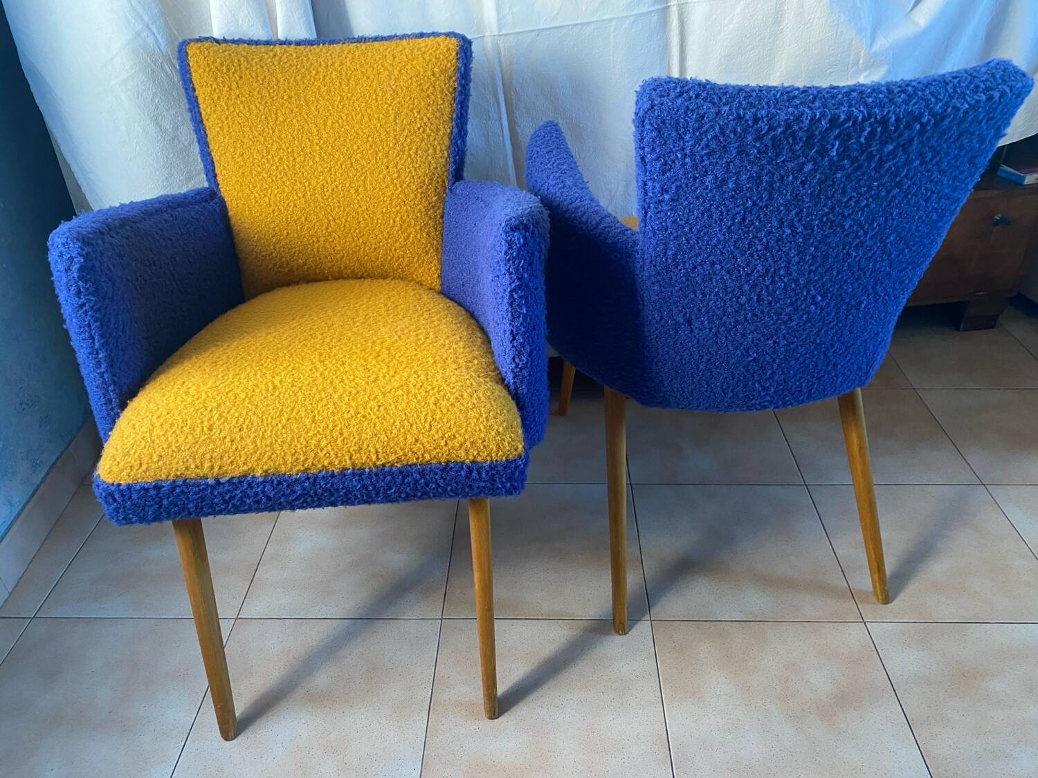 Pair of vintage armchairs