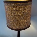 Scandinavian teak and glass lamp from the 60s