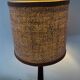 Scandinavian teak and glass lamp from the 60s