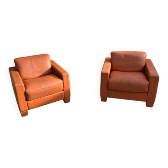 Pair of De Sede DS17 Armchairs