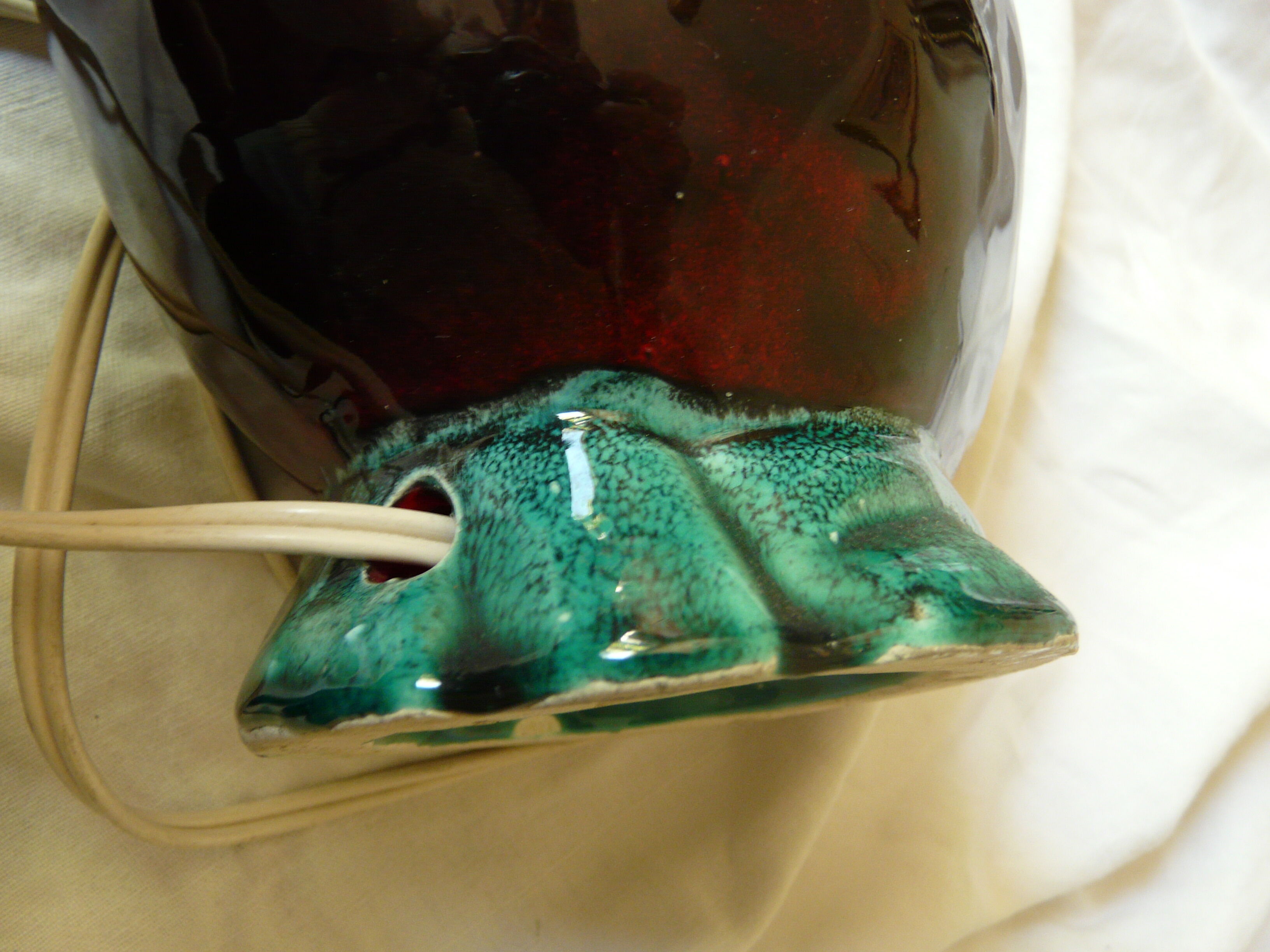 Vintage Vallauris lamp 60s 70s