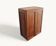Artisanal cabinet from the 1950s - Solid mahogany - Unique piece