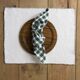 Serviette de table bistrot, carreaux verts