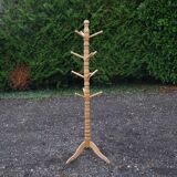 Wooden coat rack