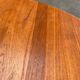Large Danish brutalist coffee table in solid teak, 1960s.