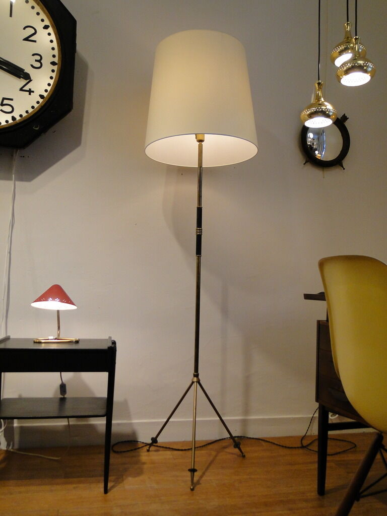 Floor lamp in brass 1950/1960