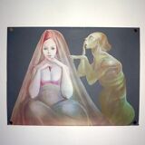 Leonor Fini * 'The voice of evil' * 'La voix du mal' * 1976 * signed