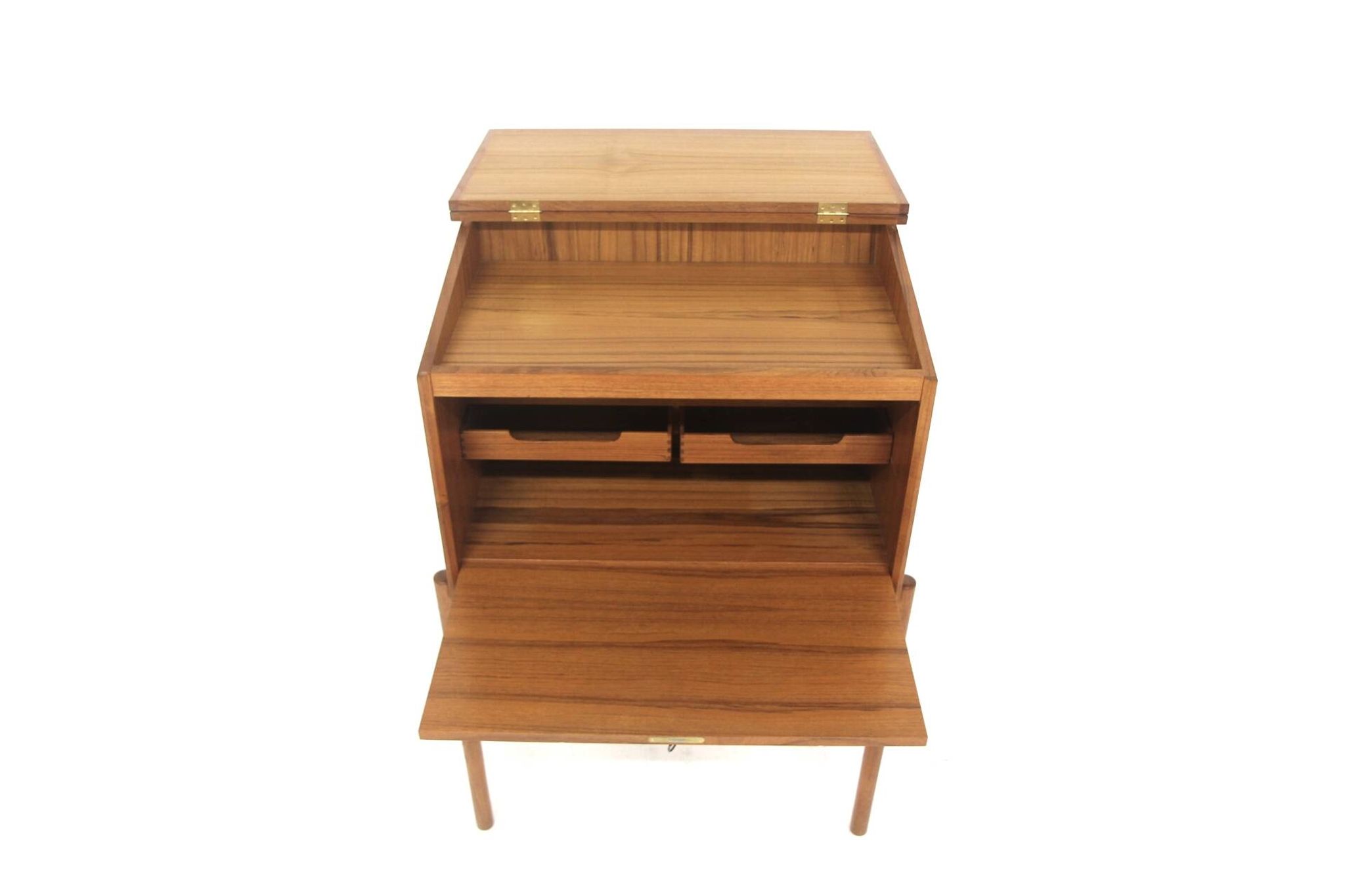 Scandinavian teak secretary "Model 67", Arne Wahl Iversen, Vinde Møbelfabrik, Denmark, 1950