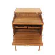 Scandinavian teak secretary "Model 67", Arne Wahl Iversen, Vinde Møbelfabrik, Denmark, 1950