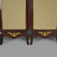 Neoclassical inlaid mahogany screen