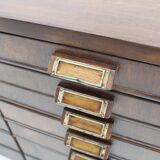 1940s Industrial Beech Wooden Chest of Drawers