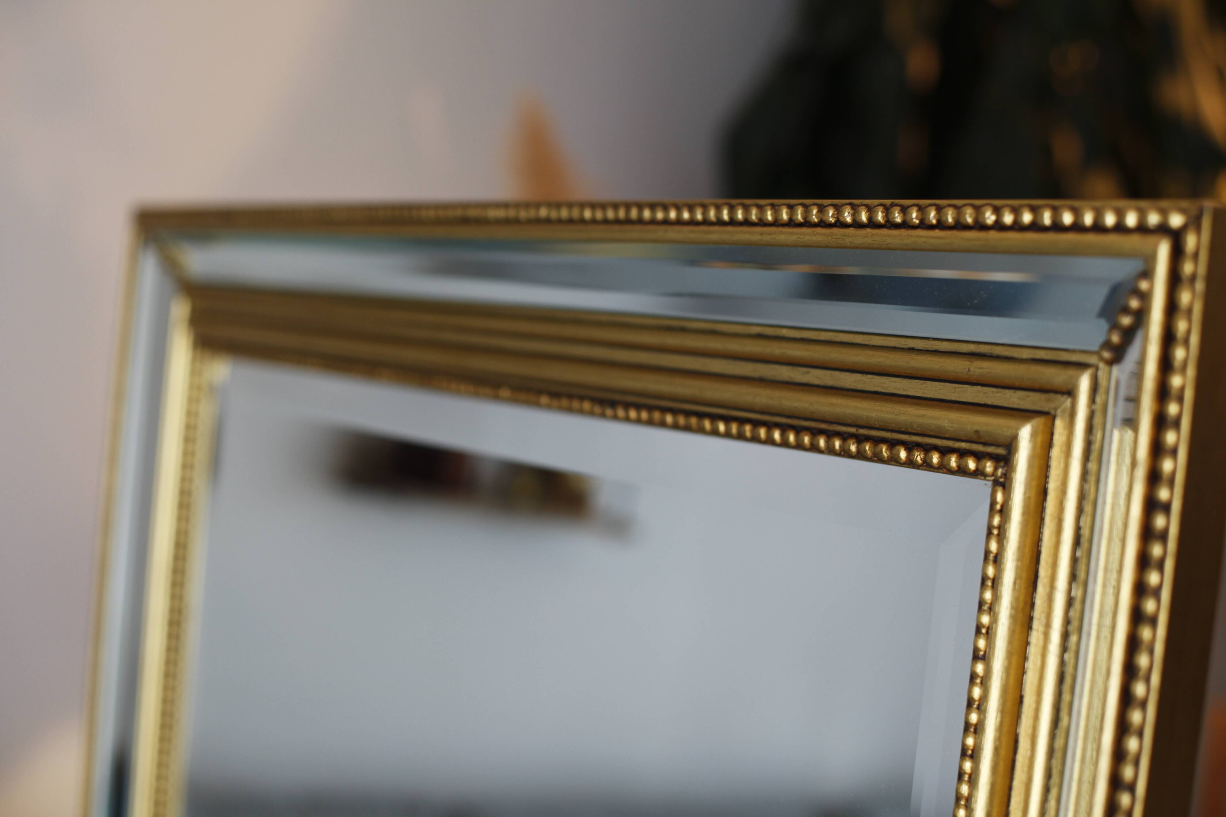 Mirror with parecloses beveled Venetian mirror  149x88cm