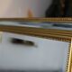 Mirror with parecloses beveled Venetian mirror  149x88cm