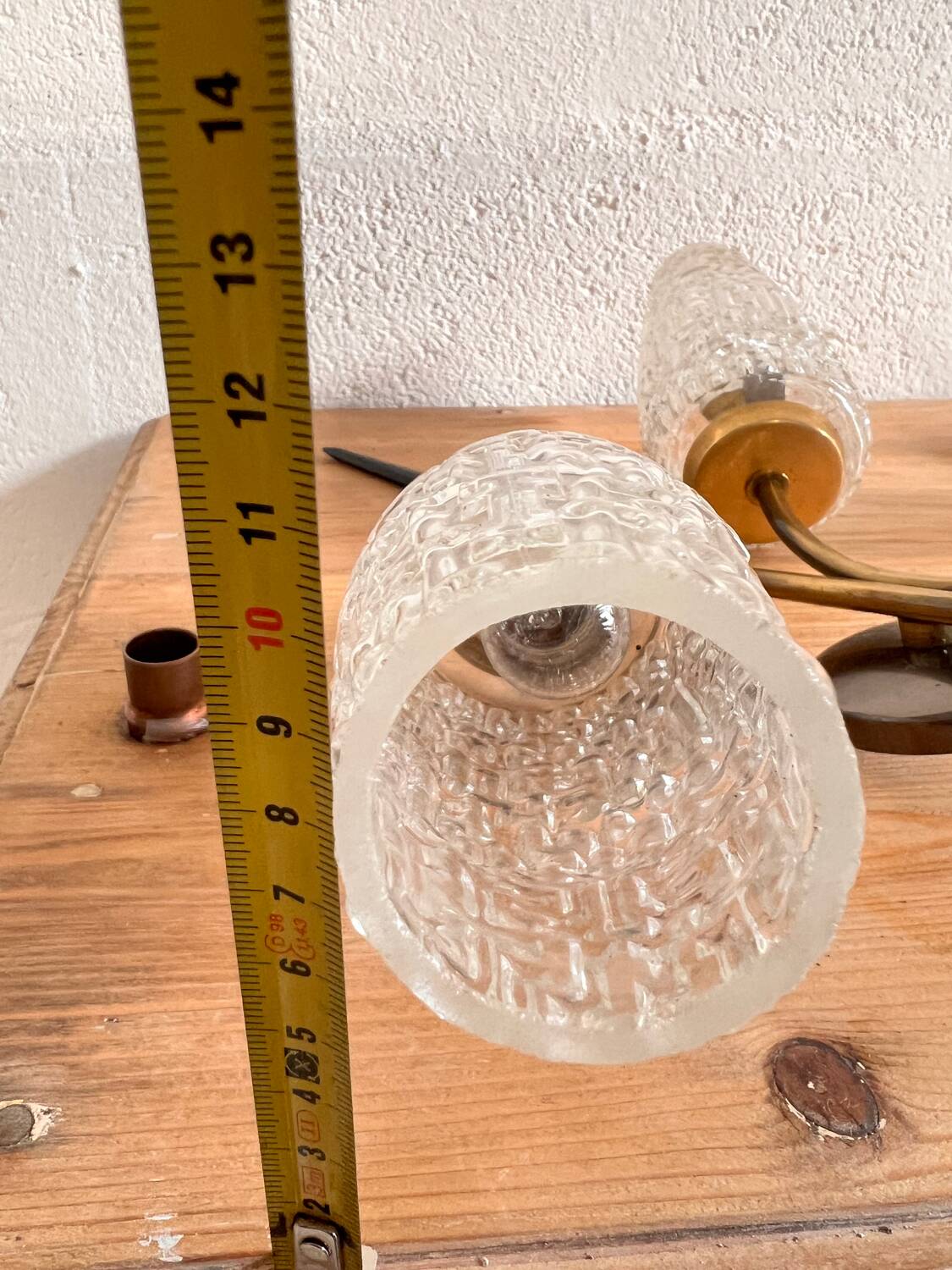 Pair of double rockabilly sconces