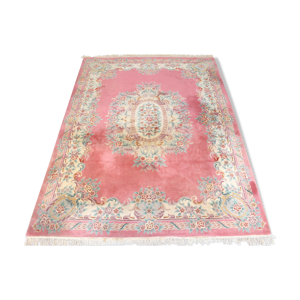 tapis de laine chinoise - floral