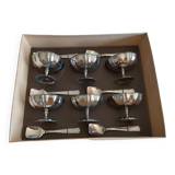 Tasting service Jean Couzon goldsmith in its original box